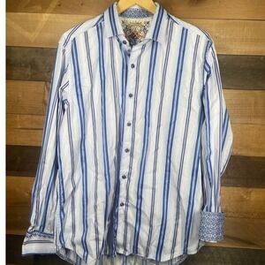 Robert Graham Classic Fit Striped Long Sleeve Button Down Shirt
